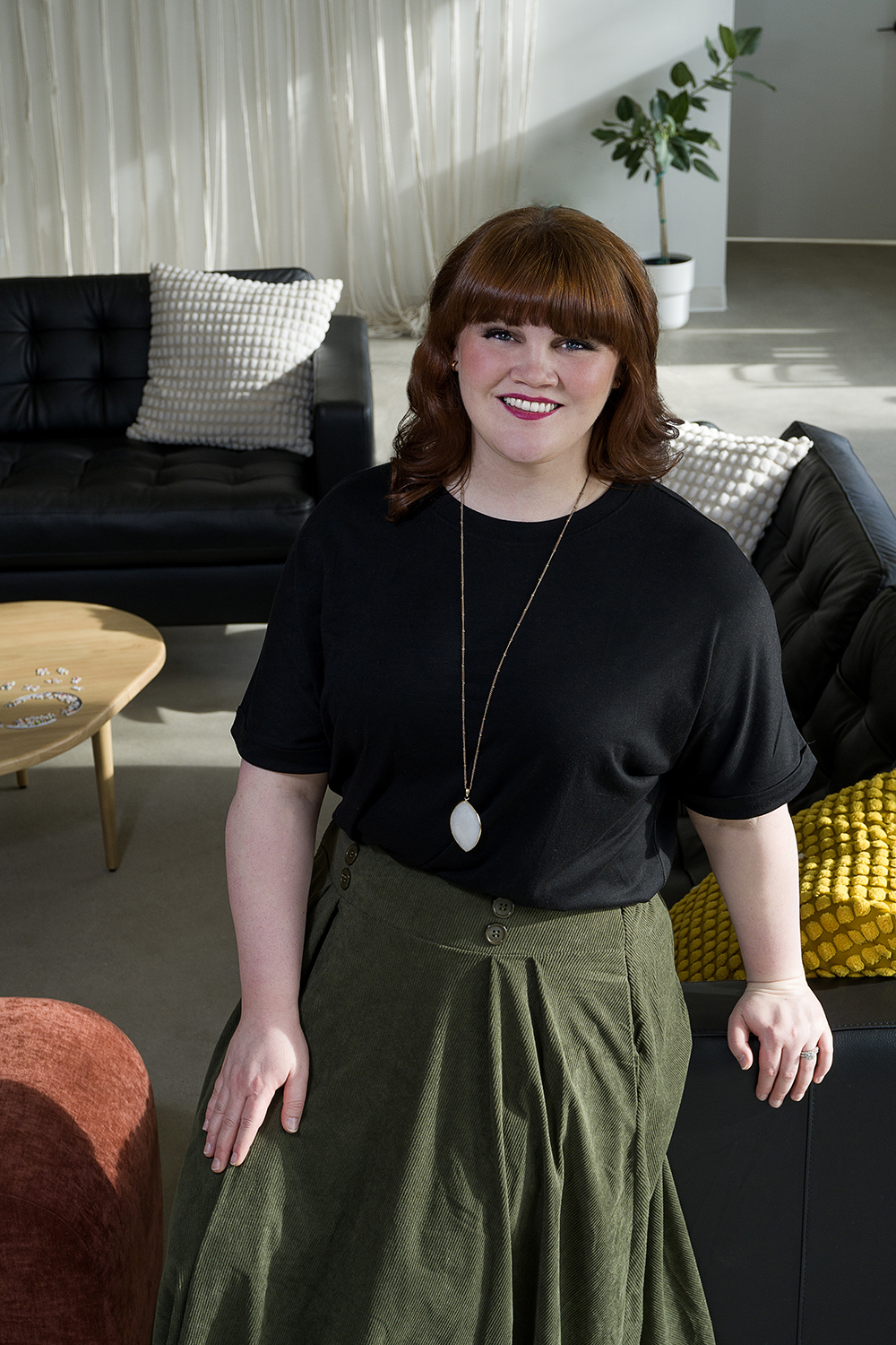 Professional headshot of Britain from Vis-Home branding shoot